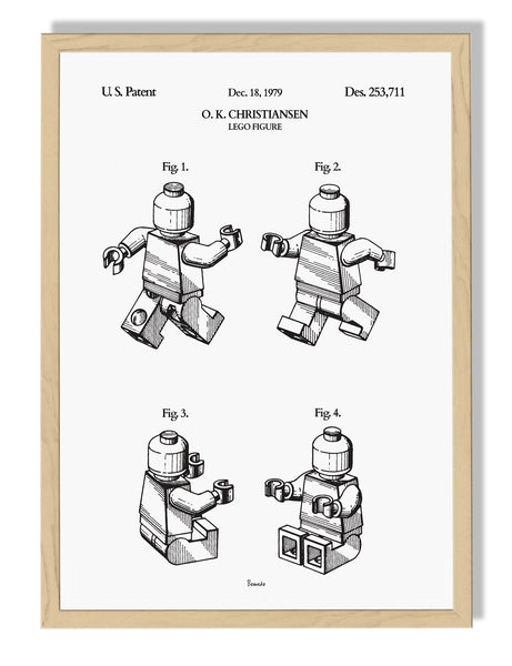 romanforfatter Adskillelse Faial LEGO Figuren - flotte patentplakater i mange størrelser – Bomedo.com